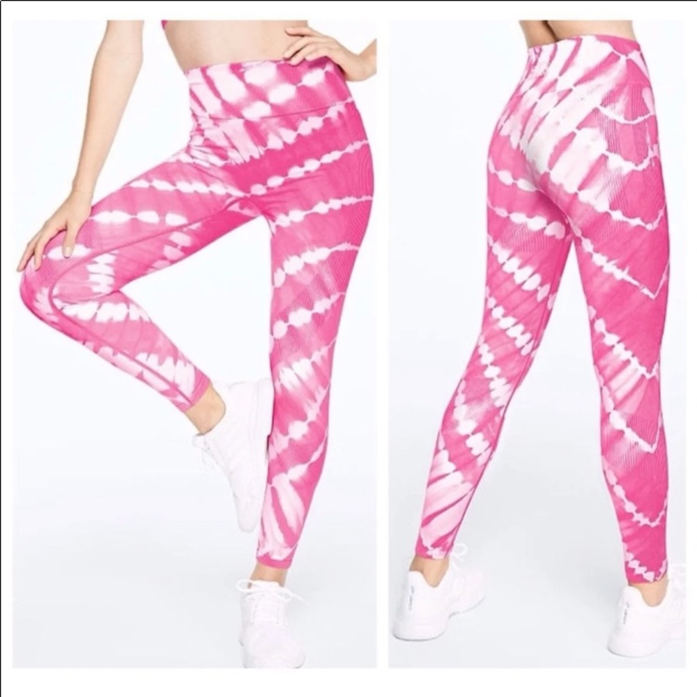 Pink seamless leggings